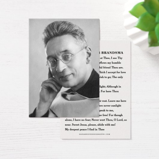 Sint-Titus Brandsma katholiek gebed Visitekaartje (Bureau)