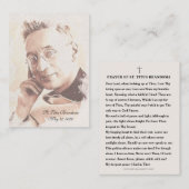 Sint-Titus Brandsma katholieke gebedsmerpriester Plaatskaartje (Voorkant / Achterkant)