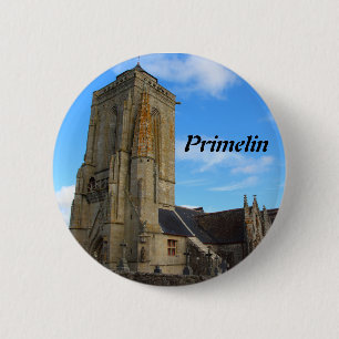 Sint-Tugekapel in Primelin Ronde Button 5,7 Cm