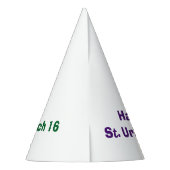 Sint-Urho-feestdag    hatPeace-sprinkhaan Feesthoedjes (Achterkant)