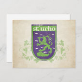 Sint-urho wapenschild - Briefkaart (Voorkant / Achterkant)