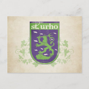 Sint-urho wapenschild - Briefkaart