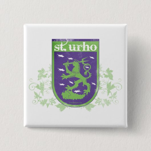 Sint-urho wapenschild - Button (Voorkant)