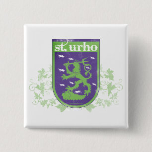 Sint-urho wapenschild - Button