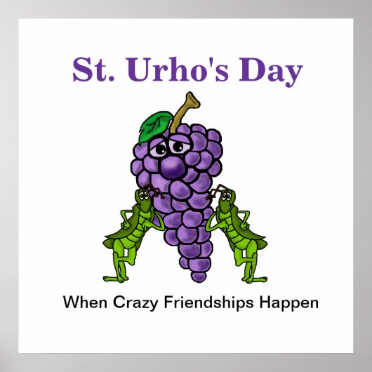 Sint Urho's Day Crazy Friends Poster (Voorkant)