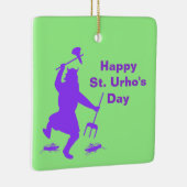 Sint Urho's Day Silhouette Ornament (Rechts)