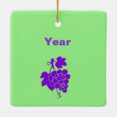 Sint Urho's Day Silhouette Ornament (Achterkant)