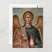 Sint-Uriël aartsengel orthodox Christelijk icoon Briefkaart (Voorkant / Achterkant)