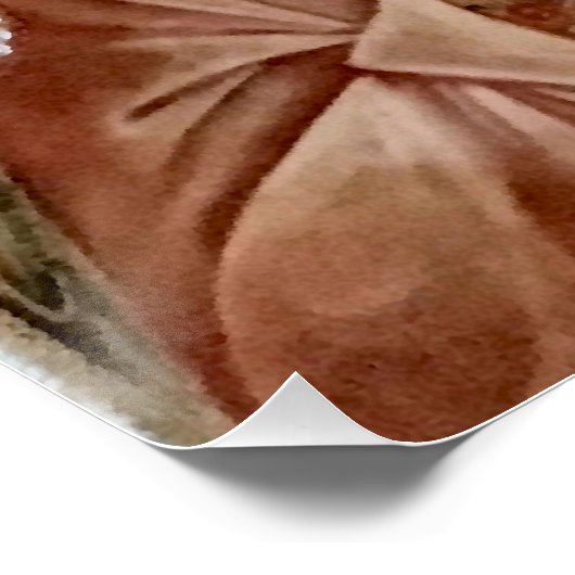 Sint-Uriël aartsengel orthodox Christelijk icoon Perfect Poster (Hoek)