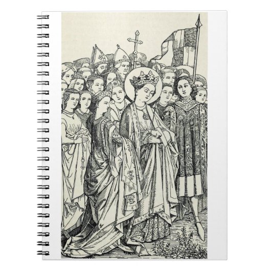 Sint Ursula maagd en martelaar Notitieboek (Voorkant)