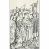 Sint Ursula maagd en martelares Sticker (Voorkant)