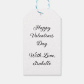 Sint-Valentijn Cadeaulabel (Achterkant)