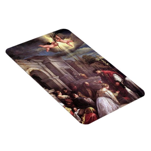 Sint-Valentijn die Sint-Lucilla doopt Magneet (Rechterzijde)