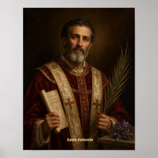 Sint Valentijn Kunstprint Poster (Voorkant)