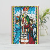 Sint-Valentijn Patroon van Verliefden Gedicht Reli Feestdagenkaart (Staand voorkant)