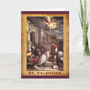Sint-Valentijn Renaissance Fijne Kunst Feestdagen Kaart