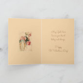 Sint-Valentijnsdag bloesem Feestdagen Kaart (Binnen)