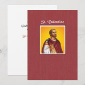 Sint-Valentijnsdag Feestdagenkaart (Voorkant / Achterkant)