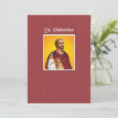 Sint-Valentijnsdag Feestdagenkaart (Staand voorkant)