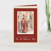 Sint-Valentijnsdag mis met bidden Kaart (Voorkant)