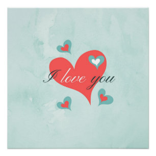 Sint-Valentijnsdag toewijding liefde Poster