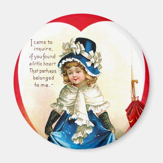 Sint-Valentijnse groet Magneet (Voorkant)