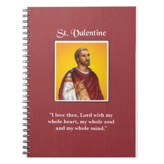 Sint-Valentijnsfeestdag Notitieboek (Voorkant)