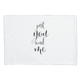 Sint-Valentijnshoes Elegant "Just You and Me" Kussensloop