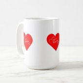 Sint-Valentijnsmug Koffiemok (Voorkant links)