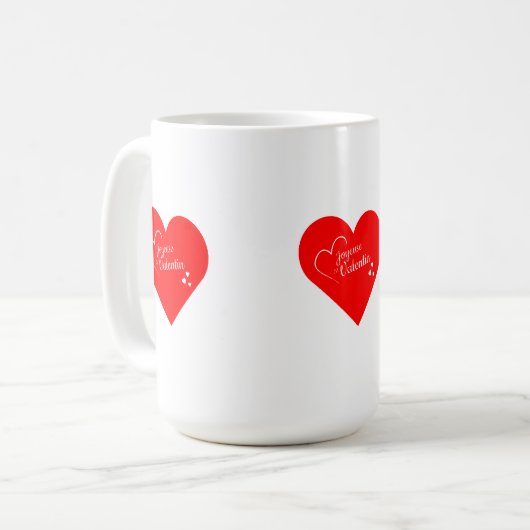 Sint-Valentijnsmug Koffiemok (Voorkant links)