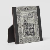 Sint-Valentinus van Rome Gravure Premium Kunst Fotoplaat (Voorkant)