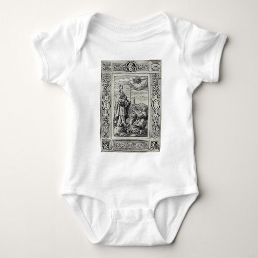 Sint-Valentinus van Rome Gravure Premium Kunst Romper (Voorkant)