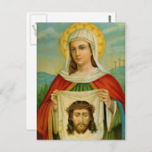 Sint-Veronica Feast Day, 12 juli Briefkaart (Voorkant / Achterkant)