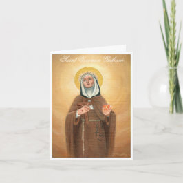 Sint Veronica Giuliani, Katholieke kaart, 9 juli Bedankkaart