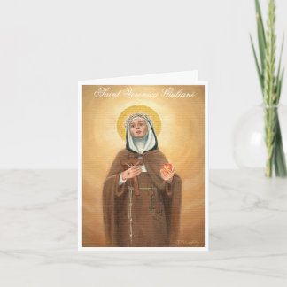 Sint Veronica Giuliani, Katholieke kaart, 9 juli Bedankkaart