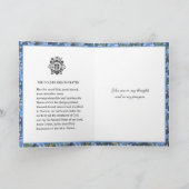 Sint-Veronica Heilig Gezicht Jezus Floral Kaart (Binnen)