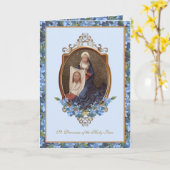 Sint-Veronica Heilig Gezicht Jezus Floral Kaart (Gele Bloem)