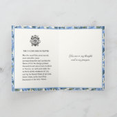 Sint-Veronica Heilig Gezicht Jezus Floral Kaart (Binnen)