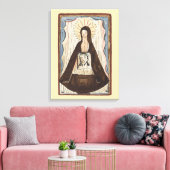 Sint Veronica Jezus ziet  kunstschilderij Canvas Afdruk (Insitu (Woonkamer))