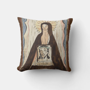 Sint Veronica Jezus ziet kunstschilderij Kussen