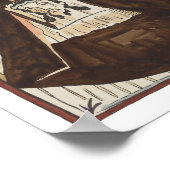 Sint Veronica Jezus ziet  kunstschilderij Poster (Hoek)