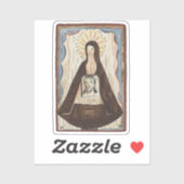 Sint Veronica Jezus ziet  kunstschilderij Sticker (Vel)