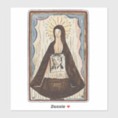 Sint Veronica Jezus ziet kunstschilderij Sticker (Vel)