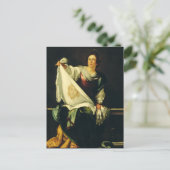 Sint Veronica Kunst Het Mirakel van de Heilige Aan Feestdagenkaart (Staand voorkant)