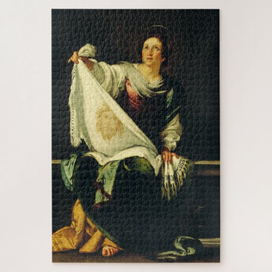 Sint Veronica Kunst Het Mirakel van de Heilige Aan Legpuzzel (Verticaal)