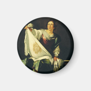 Sint Veronica Kunst Het Mirakel van de Heilige Aan Magneet