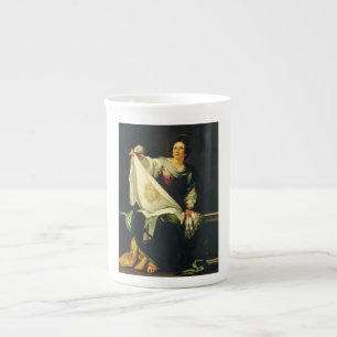 Sint Veronica Kunst Het Mirakel van de Heilige Aan Porselein Kop