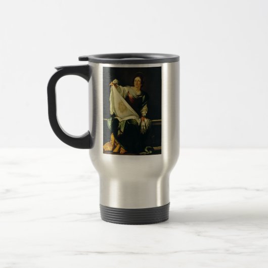 Sint Veronica Kunst Het Mirakel van de Heilige Aan Reisbeker (Links)