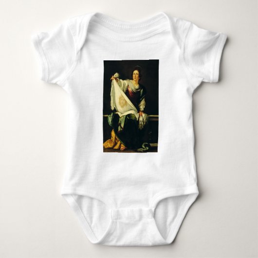Sint Veronica Kunst Het Mirakel van de Heilige Aan Romper (Voorkant)