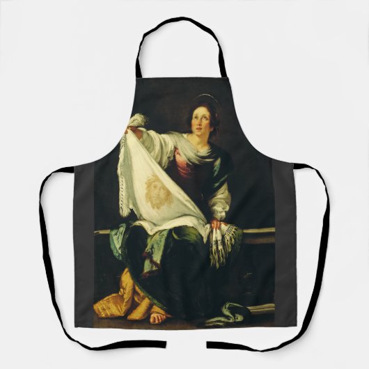 Sint Veronica Kunst Het Mirakel van de Heilige Aan Schort (Voorkant)